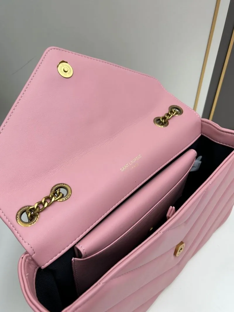 YSL Pink Chain Shoulder Bag 6146 - Image 7