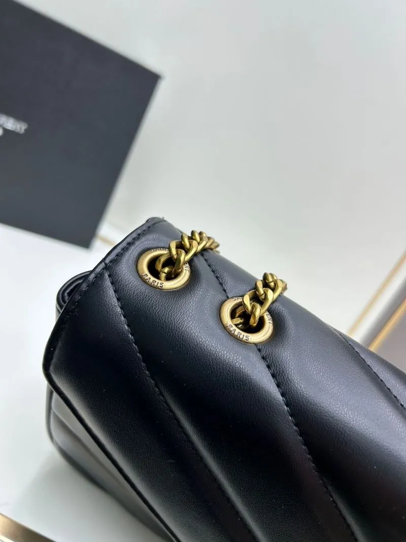 YSL Black Chain Shoulder Bag 6146 - Image 5