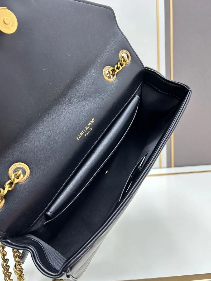 YSL Black Chain Shoulder Bag 6146 - Image 8
