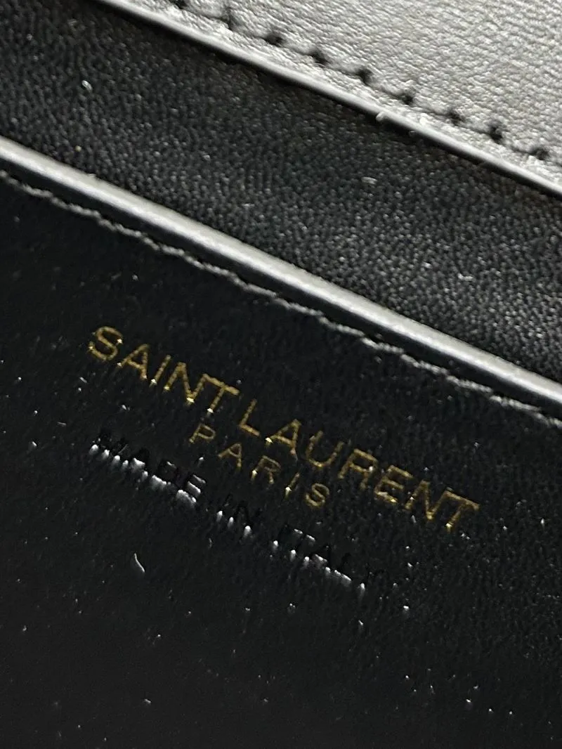 Alternative view of Saint Laurent Black Leather Shoulder Bag S08038