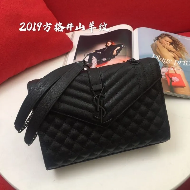 Alternative view of YSL Black Quilted Shoulder Bag 953
