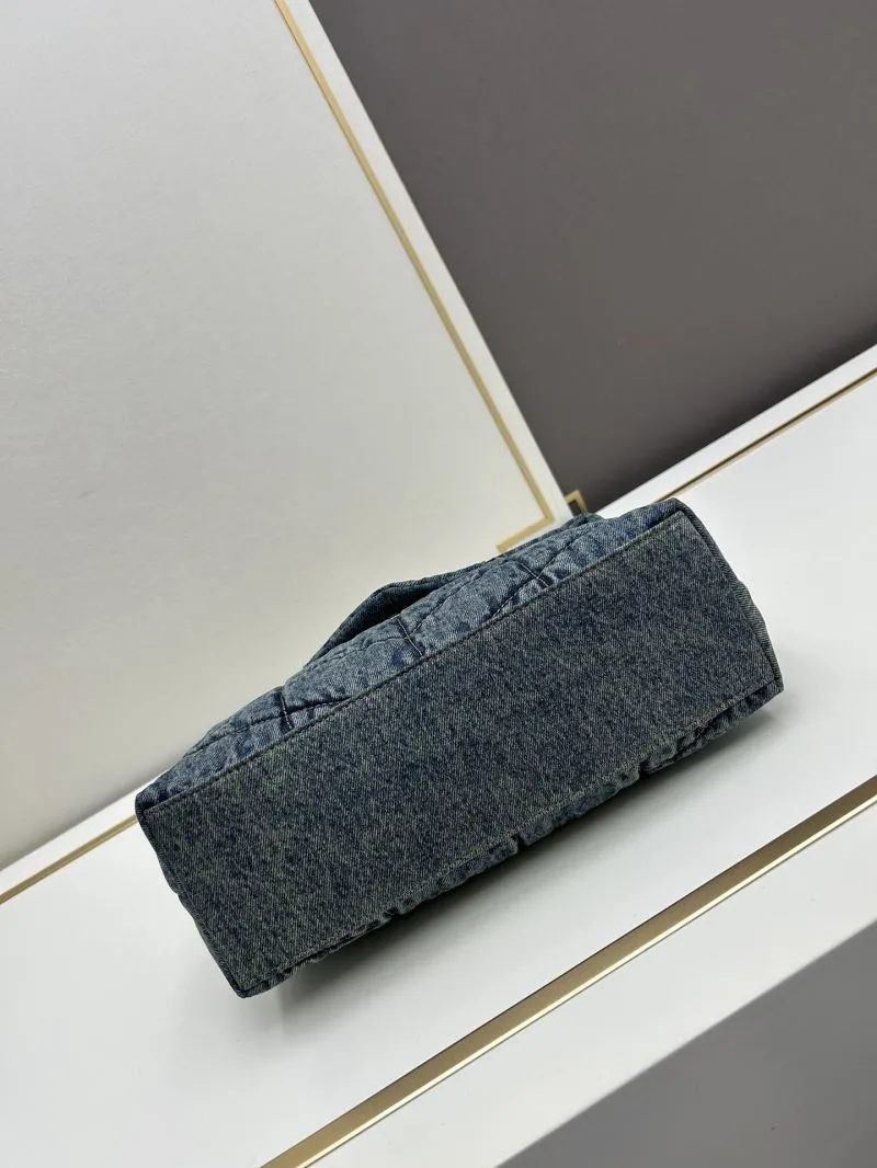 YSL Denim Shoulder Bag 973 - Image 7