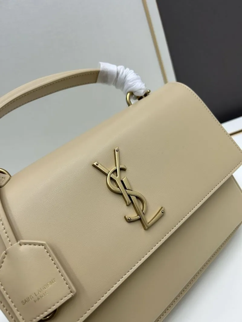 YSL Beige Top Handle Shoulder Bag 634723 - Image 4