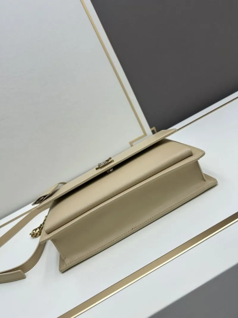 YSL Beige Top Handle Shoulder Bag 634723 - Image 5