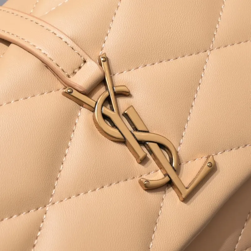 YSL Beige Top Handle Bag 989 - Image 4