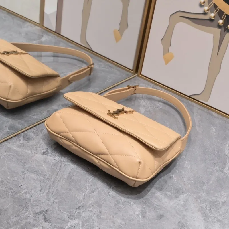 YSL Beige Top Handle Bag 989 - Image 5