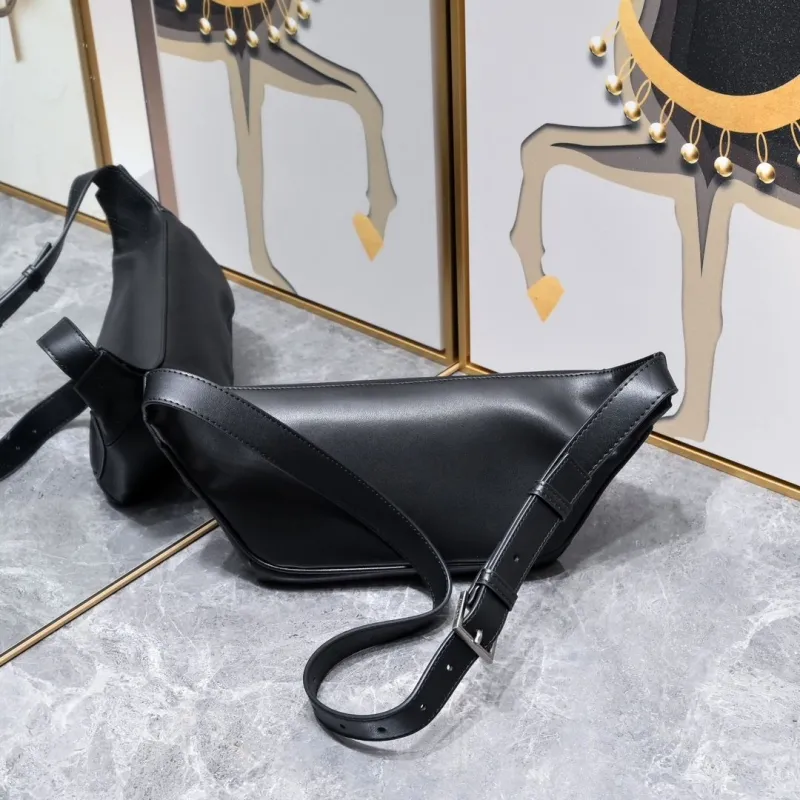 YSL Black Leather Waist Pack - Image 4