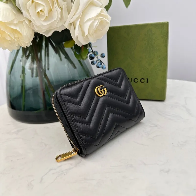 Alternative view of Gucci Black Leather Zip Wallet