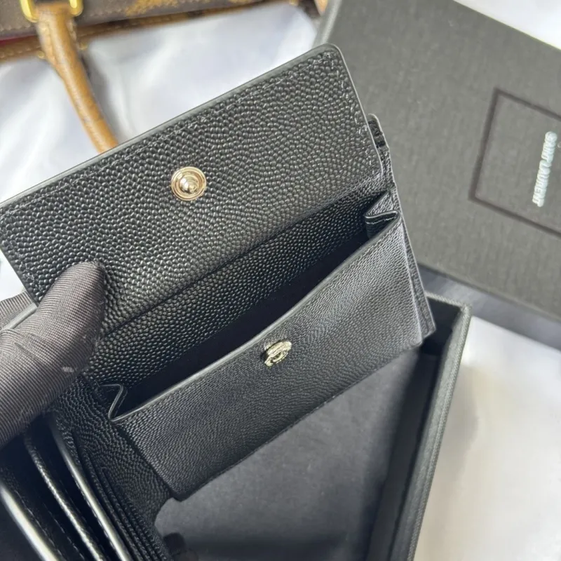 Saint Laurent Black Leather Wallet 83 - Image 4
