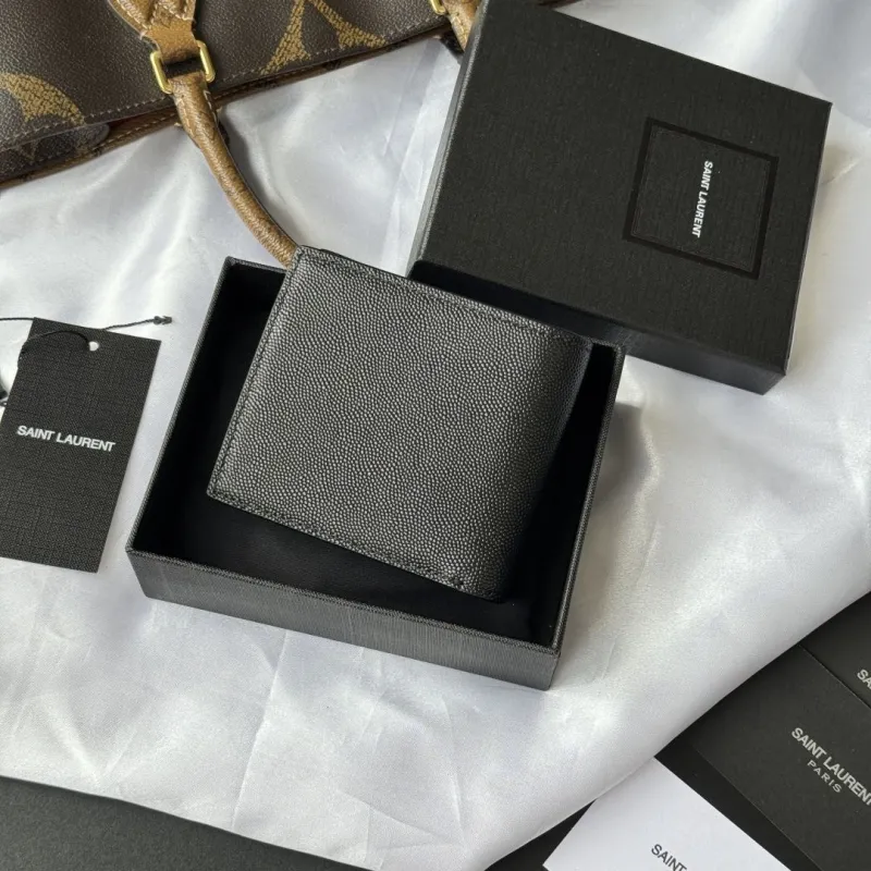 Saint Laurent Black Leather Wallet 83 - Image 5