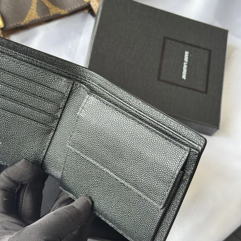 Saint Laurent Black Leather Wallet 83 - Image 11