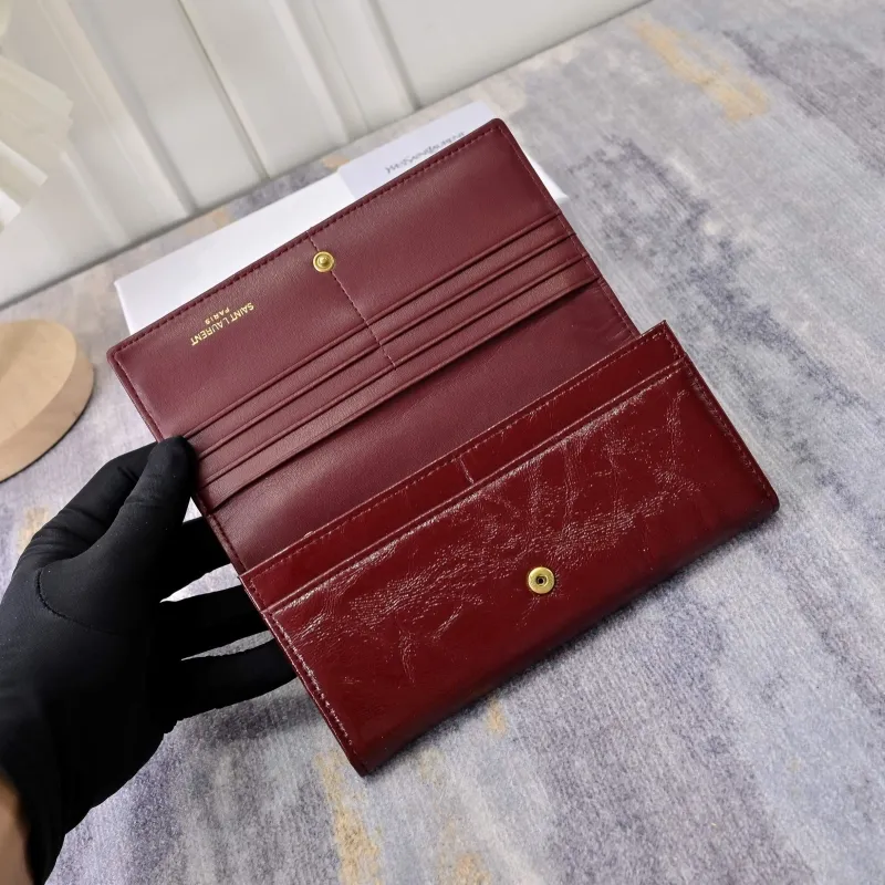 YSL Women's Long Leather Wallet - Image 7