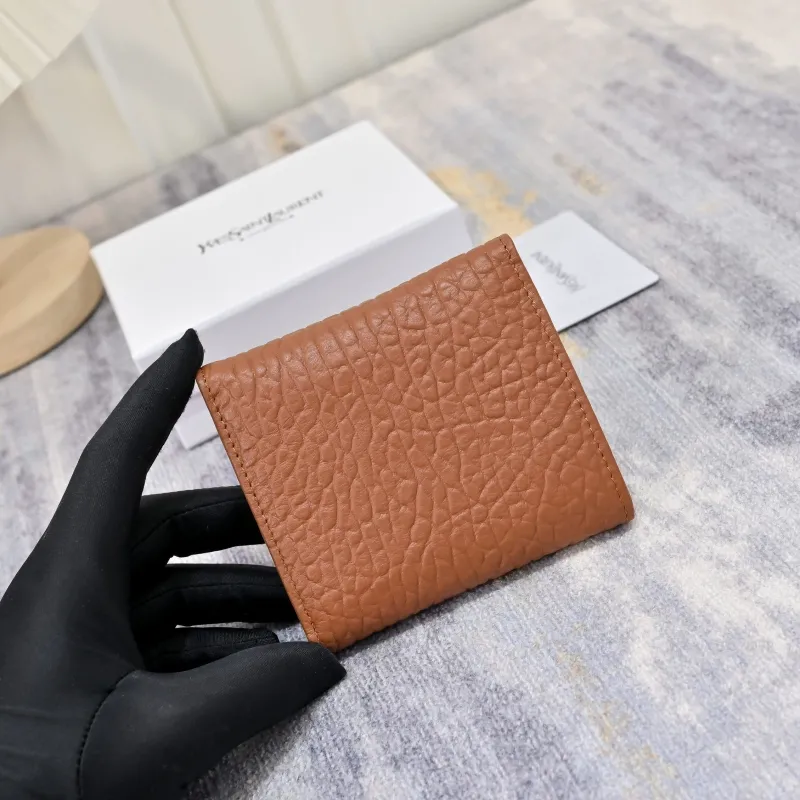 Yves Saint Laurent Leather Compact Wallet - Image 6