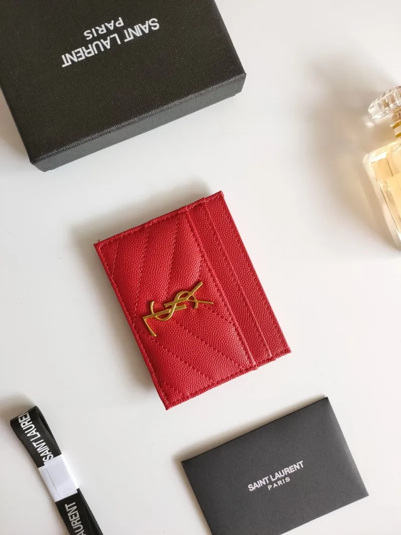 Alternative view of Saint Laurent Red Card Holder 211