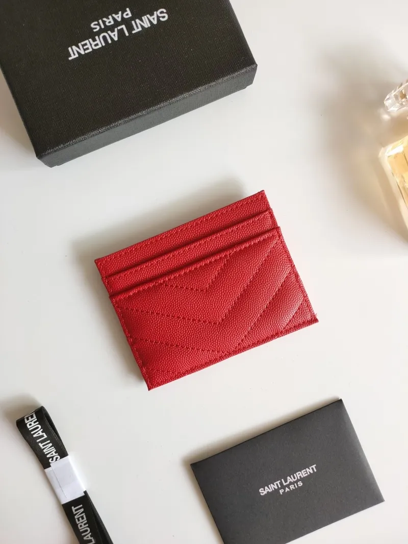 Saint Laurent Red Card Holder 211 - Image 3