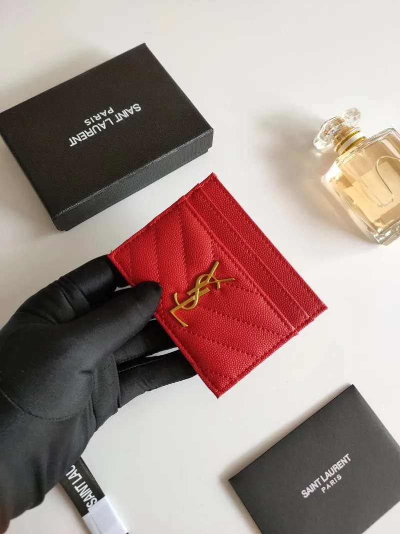 Saint Laurent Red Card Holder 211 - Image 4
