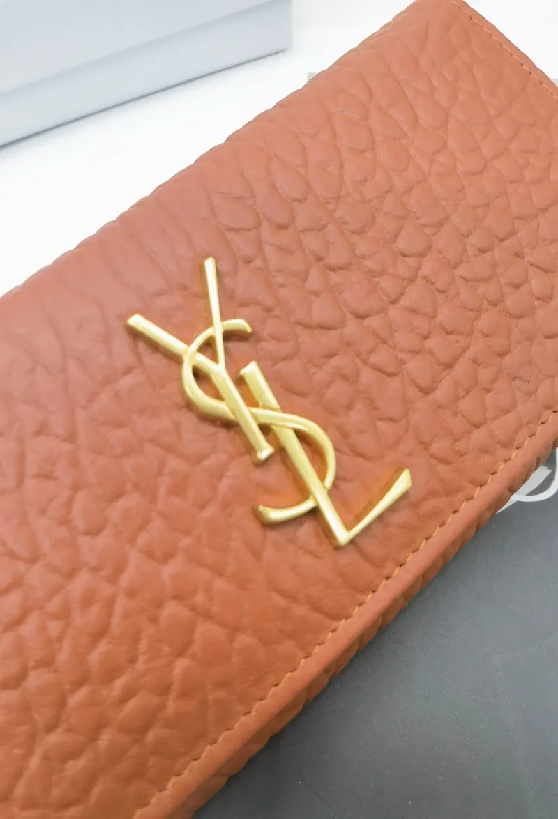 YSL 8606 Long Leather Wallet - Image 7