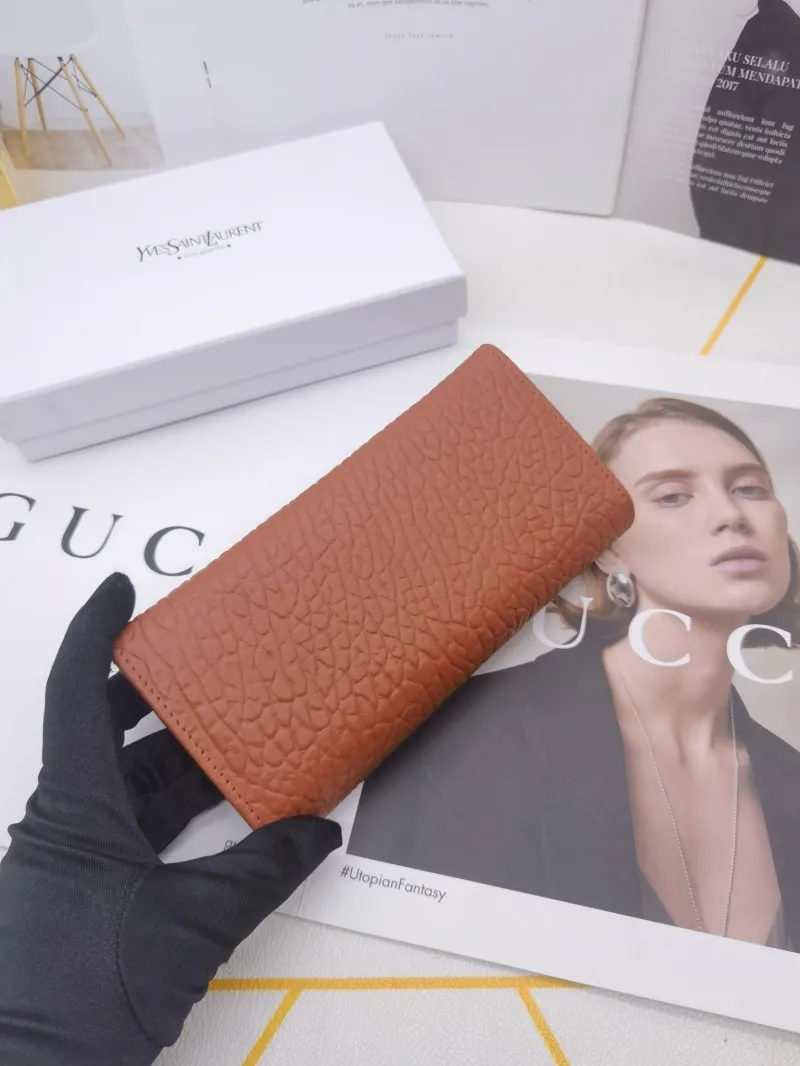 YSL 8606 Long Leather Wallet - Image 8
