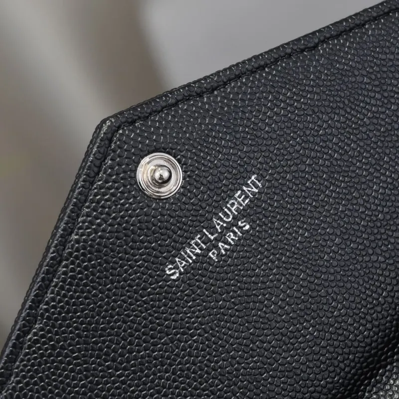 Yves Saint Laurent Black Long Wallet 302 - Image 7