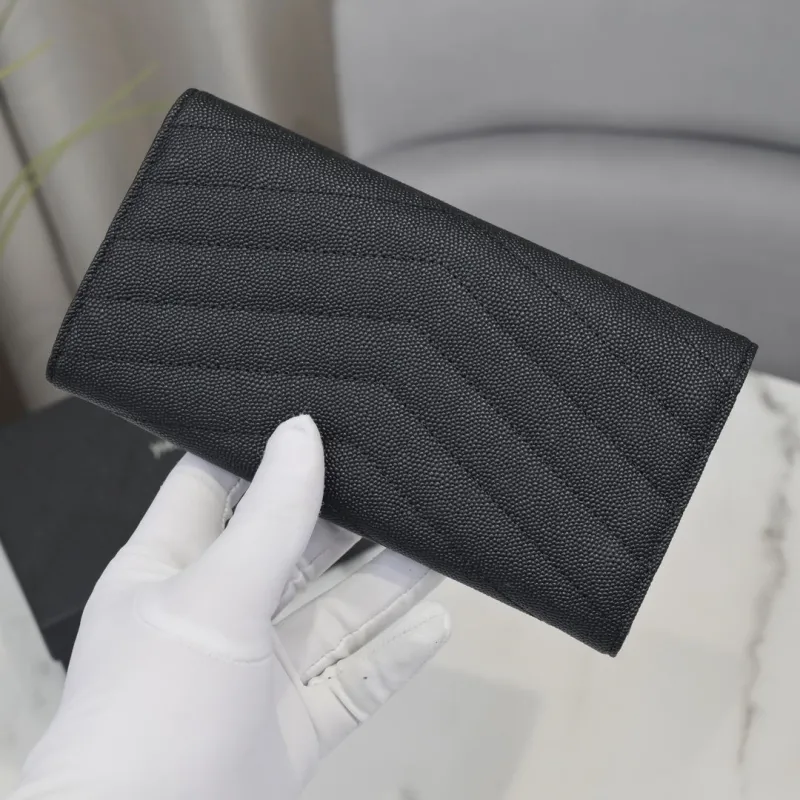 YSL Black Long Wallet 303 - Image 3