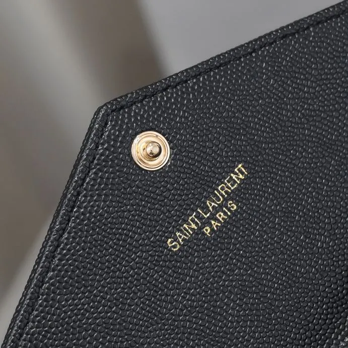 YSL Black Long Wallet 303 - Image 7