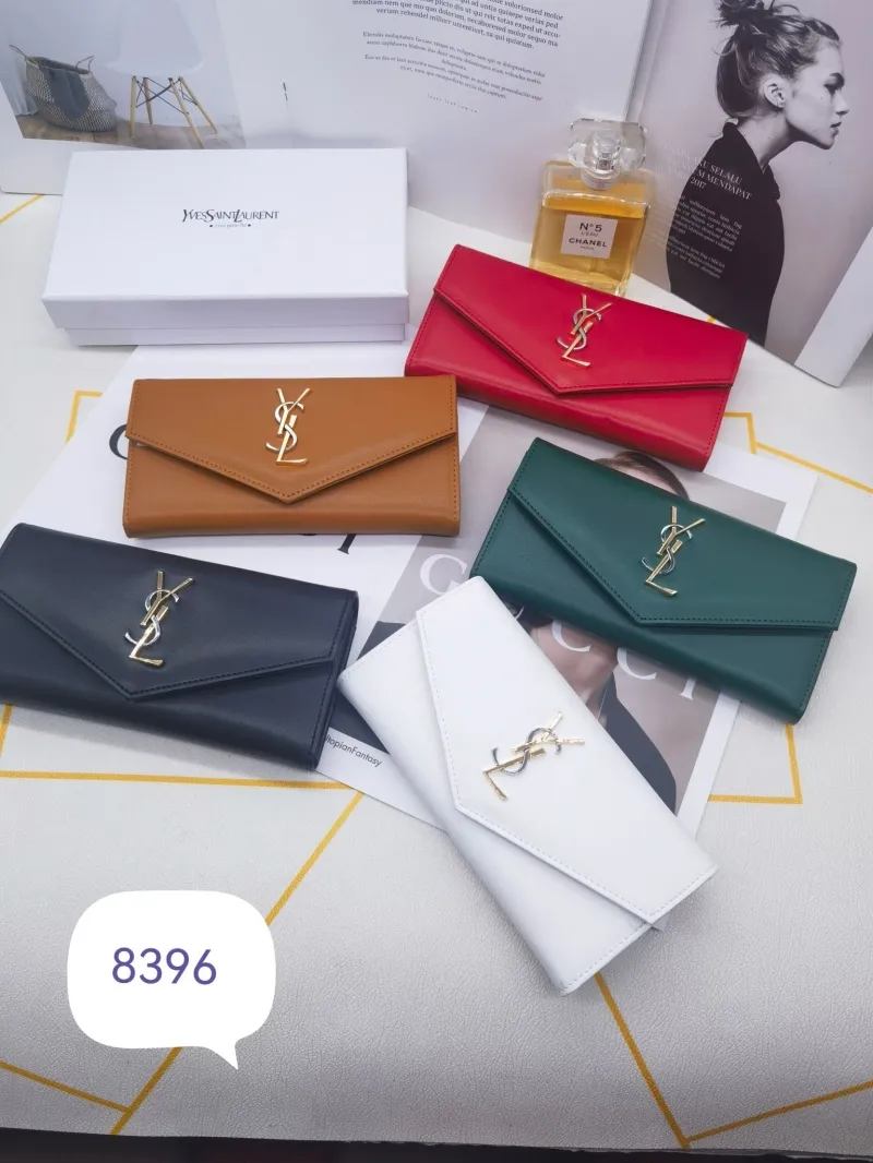 YSL 8396 Women's Long Envelope Wallet