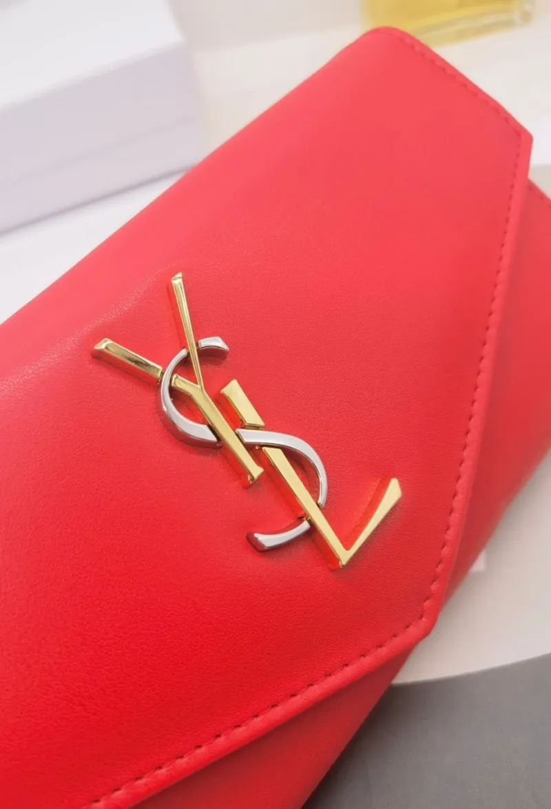 YSL Red Envelope Long Wallet 8396 - Image 7