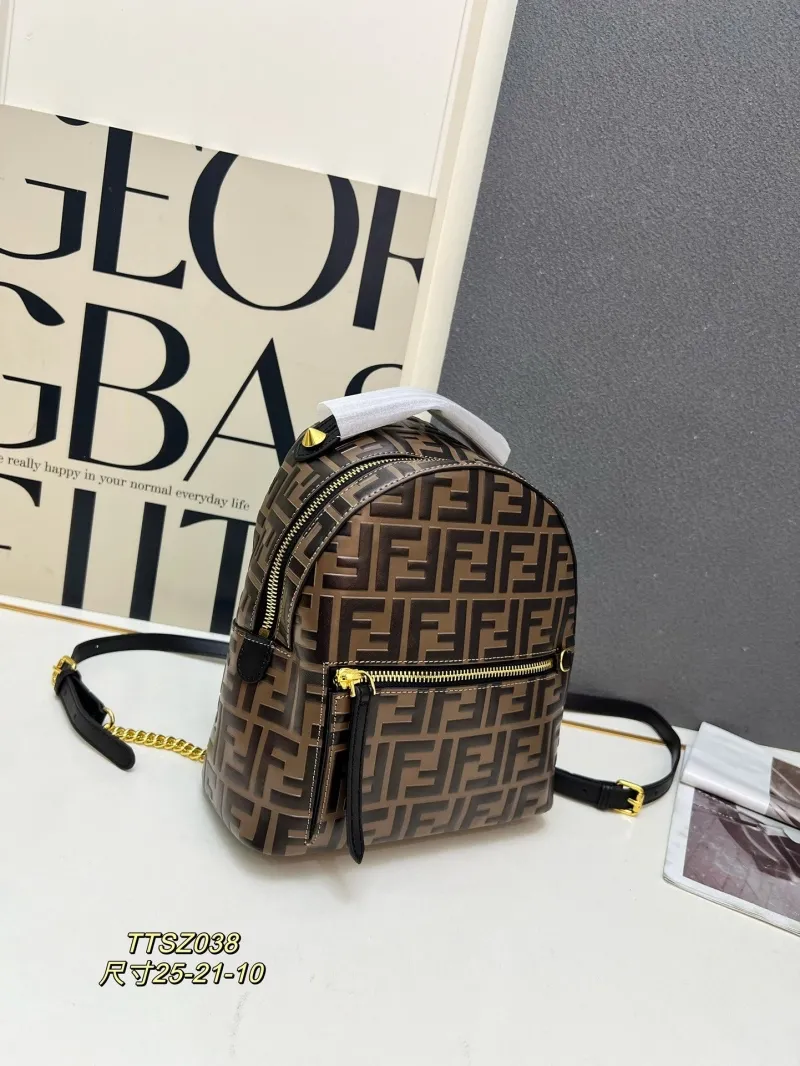 Alternative view of Fendi Backpacks-1