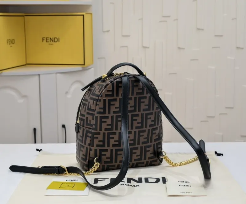 Alternative view of Fendi Backpacks-4
