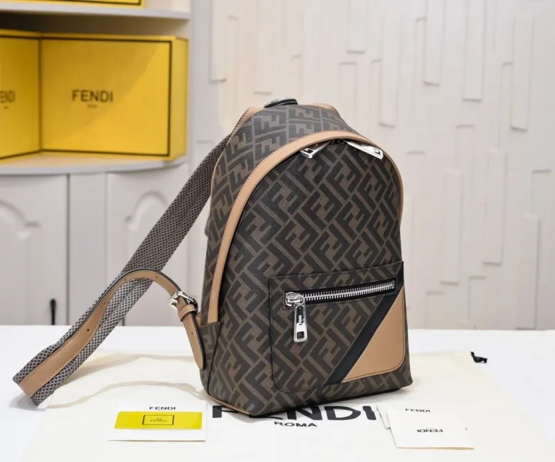 Alternative view of Fendi Backpacks-6