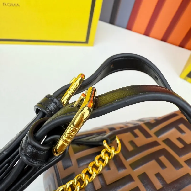 Fendi Brown FF Monogram Backpack - Image 7
