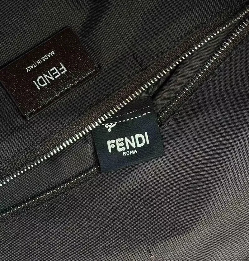 Fendi Brown FF Monogram Backpack - Image 8