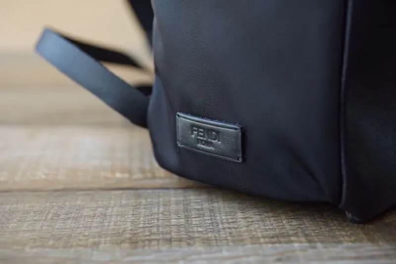 Fendi Black Monster Eyes Backpack - Image 6