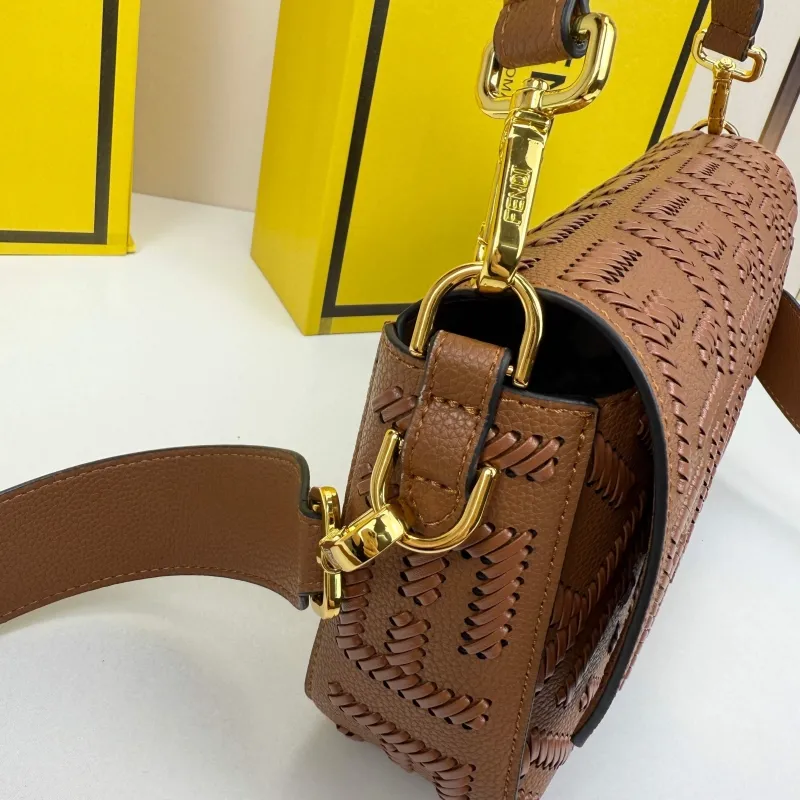 Fendi Brown Baguette Bag 8865 - Image 6