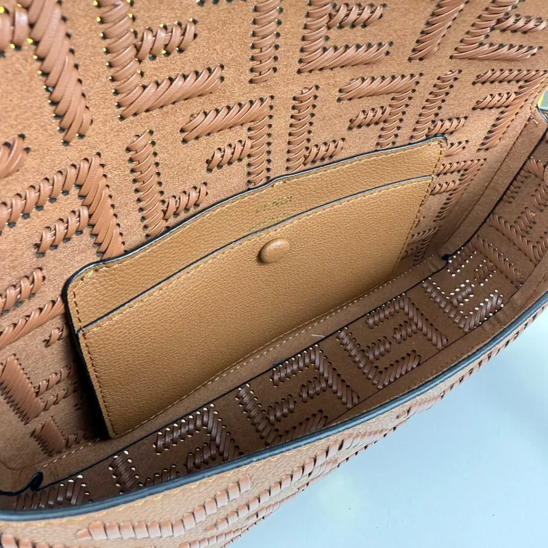 Fendi Brown Baguette Bag 8865 - Image 7