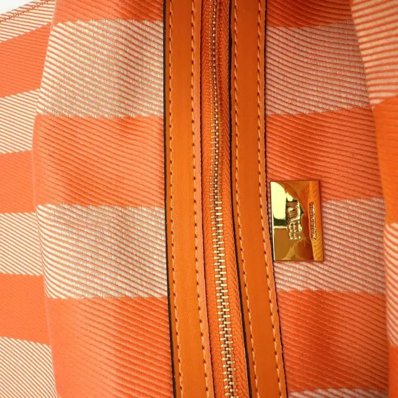 Fendi Orange Baguette Shoulder Bag 8867-27 - Image 8