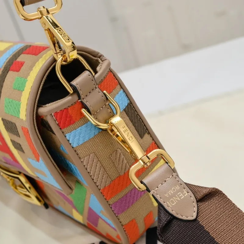 Fendi Multicolor Baguette Shoulder Bag - Image 3