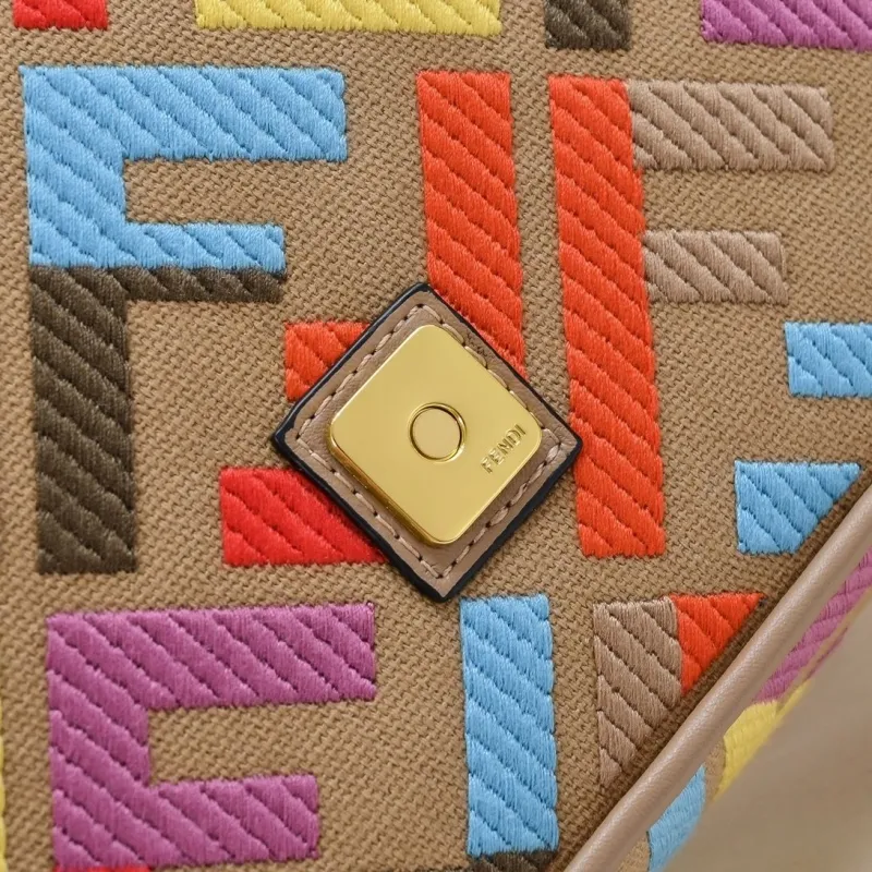 Fendi Multicolor Baguette Shoulder Bag - Image 5