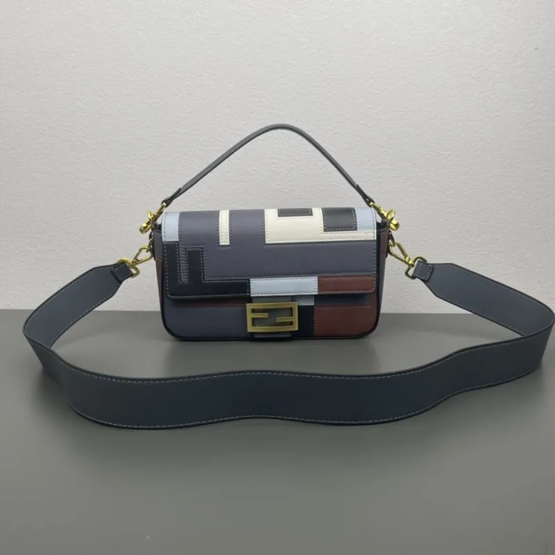 Fendi Multicolor Baguette Shoulder Bag 73