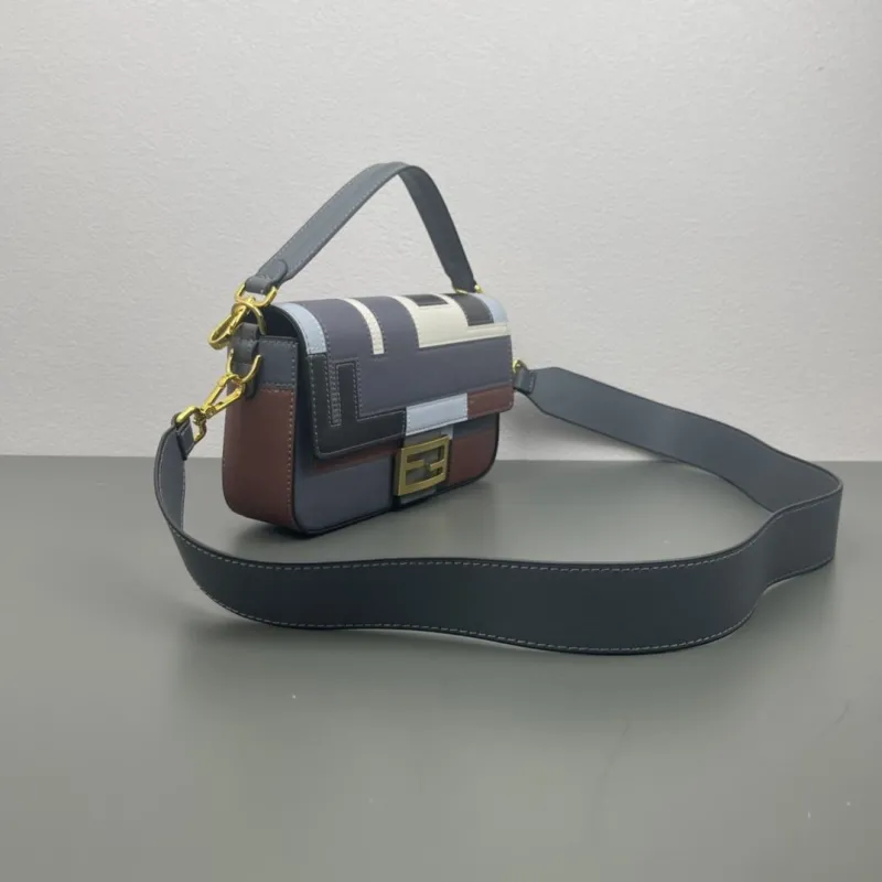 Fendi Multicolor Baguette Shoulder Bag 73 - Image 3