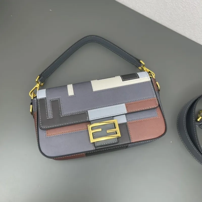 Fendi Multicolor Baguette Shoulder Bag 73 - Image 6