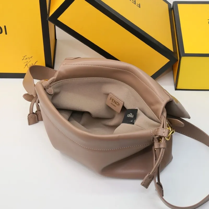 Fendi Women's Beige Baguette Shoulder Bag - Image 9