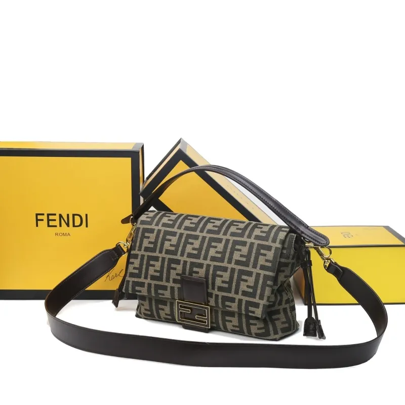 Fendi Baguette Shoulder Bag 82 - Image 5