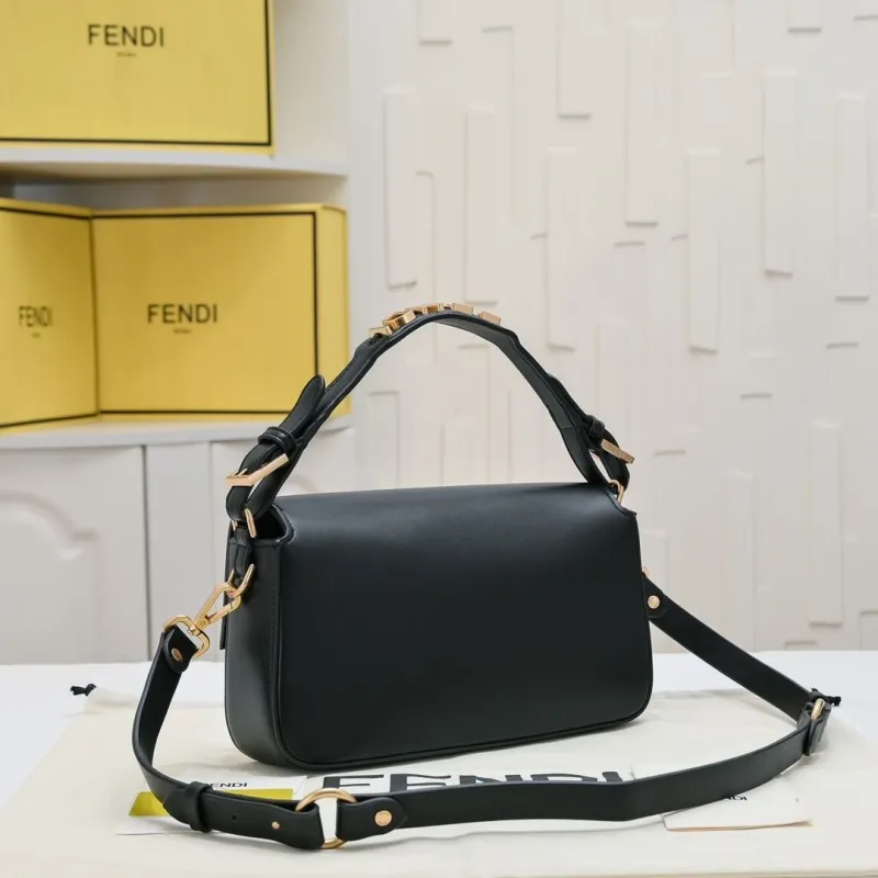 Alternative view of Fendi Black Baguette Shoulder Bag