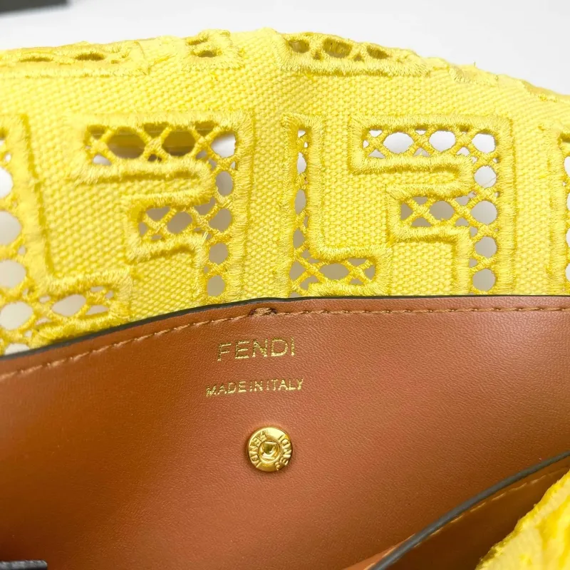 Fendi Yellow Baguette Bag Style 8822 - Image 8