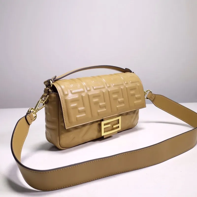 Alternative view of Fendi Tan Baguette Shoulder Bag