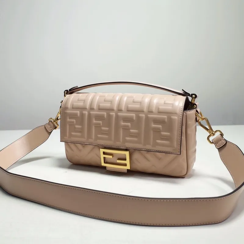 Alternative view of Fendi Light Pink Baguette Shoulder Bag
