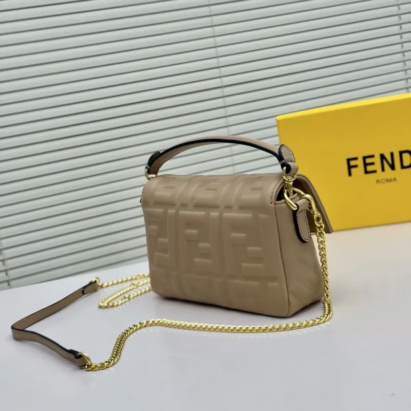 Alternative view of Fendi Beige Baguette Chain Shoulder Bag