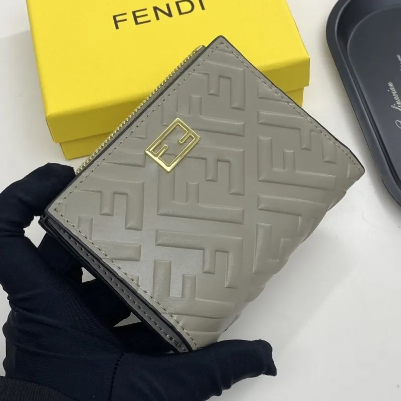 Fendi Gray Baguette Wallet 203 - Image 3