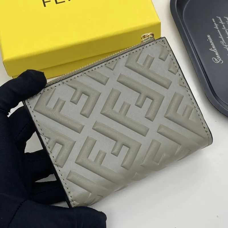 Fendi Gray Baguette Wallet 203 - Image 4